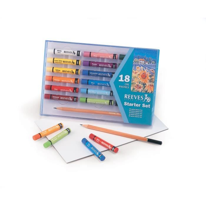 REEVES Set Débutant Pastels à l'Huile Cdiscount BeauxArts et Loisirs