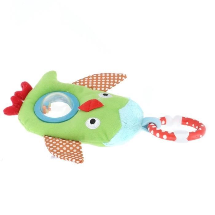 Jouet d'activité pour bébé avec miroir de voiture visible, réglable, pour siège auto, poussette, berceau, couchette et couché sur le ventre, avec hochets (Fox Jouet d'activité pour bébé avec miroir de voiture visible, réglable, pour siège auto, poussette, berceau, couchette et couché sur le ventre, avec hochets (Fox