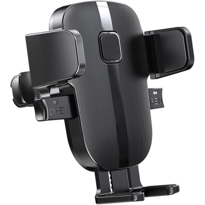 Support Téléphone Volant Universel - Porte Portable Voiture Avec Coussin Silicone Pour GPS Et Appels