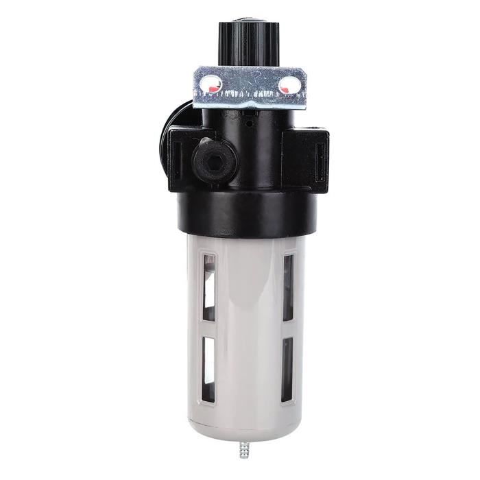 Filtre Régulateur De Pression Air Comprimé AFC2000 PT 1/4" - Pour Outils Pneumatiques, Compresseur | Plage 0.15-0.9 MPa, Alliage Aluminium