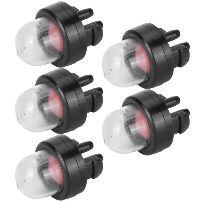 Pompe à Ampoule Amorce Carburateur 8 Pièces - Silicone Transparent 19/22mm Pour Tronçonneuse, Tondeuse, Débroussailleuse
