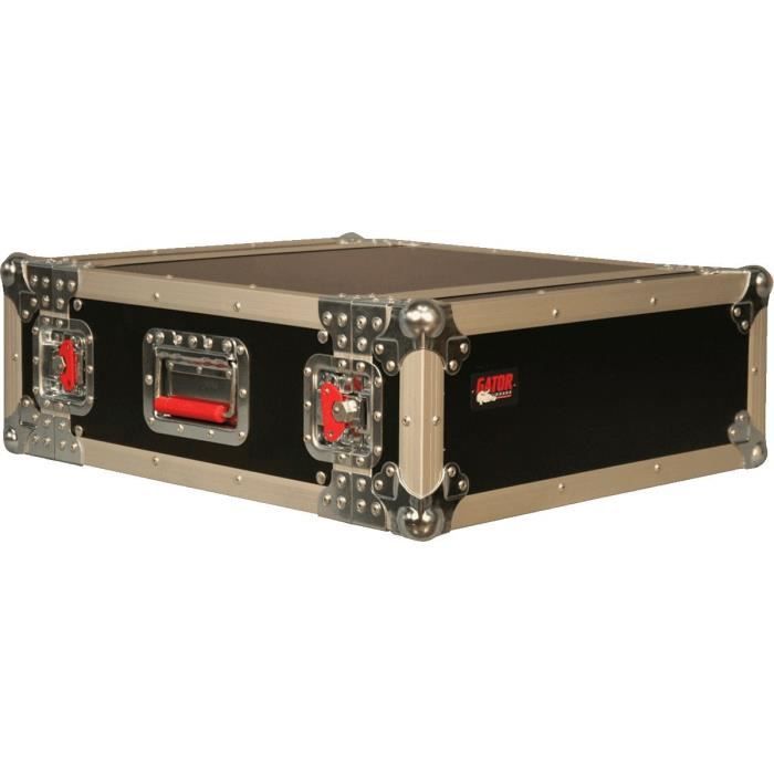 Flight Case / Fly Case 4U En Bois - Profondeur 37 Cm - Marque Pelibox - Occasion