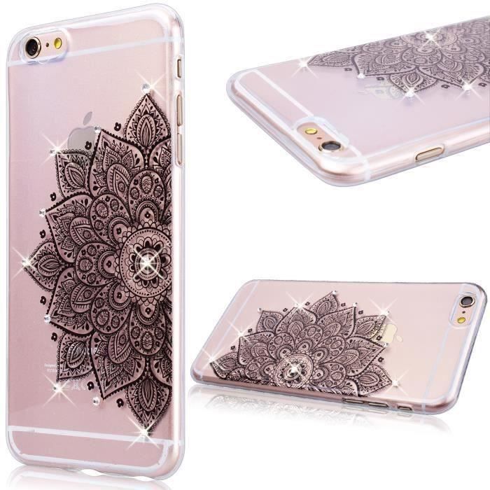 coque iphone 6 transparente silicone avec motif