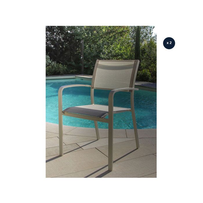 Jardiline Fauteuils de jardin Milos x4 - vue 6