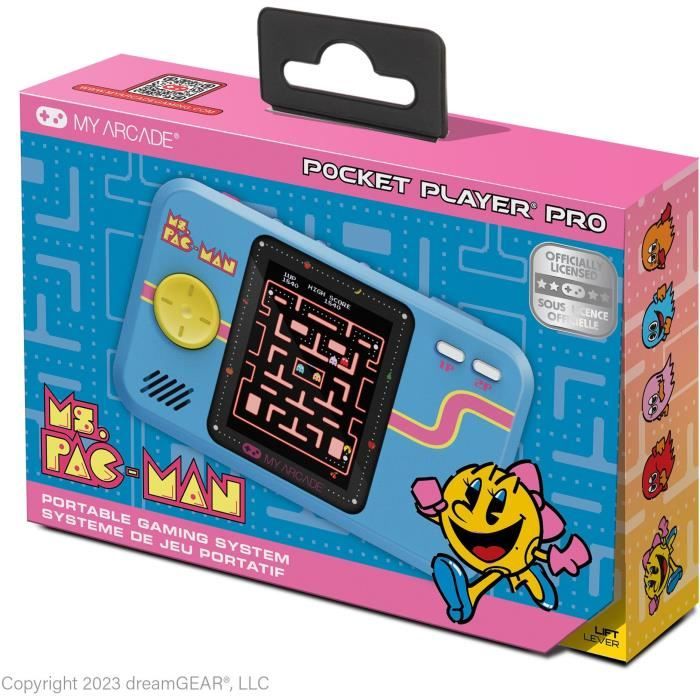 Console de jeu rétrogaming - Atari - Pocket Player PRO Ms. Pac-Man - Ecran 7cm Haute Résolution