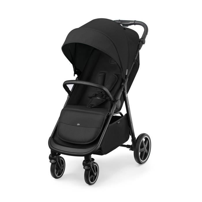 Poussette canne jusqu a 22 kg KINDERKRAFT ROUTE Pliage pratique d une seule main Impermeable avec Filtre UPF 50 Noir Cdiscount Puericulture Eveil bebe