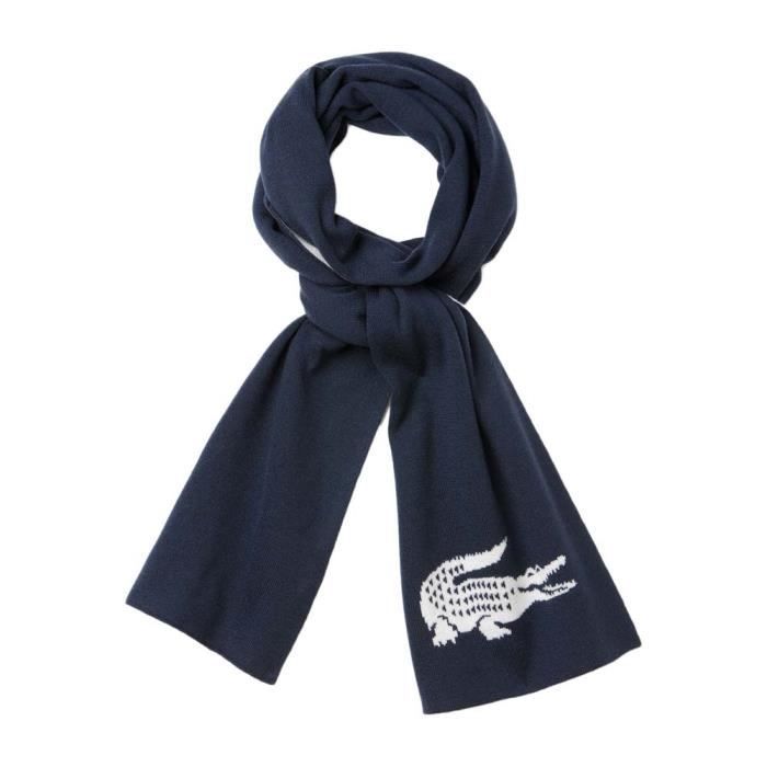 bonnet echarpe lacoste femme