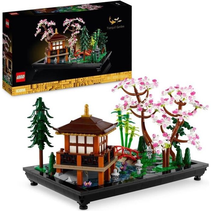 LEGO® Icons 10315 Le Jardin Paisible, Kit de Jardinage Botanique Zen pour Adultes, Cadeau pour Femme