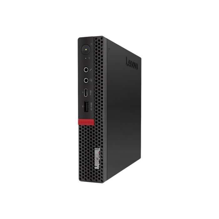  Ordinateur de bureau Lenovo ThinkCentre M720q 10T7 Mini ordinateur 1 x Core i3 8100T - 3.1 GHz RAM 8 Go SSD 256 Go TCG Opal Encryption UHD Graphics… pas cher