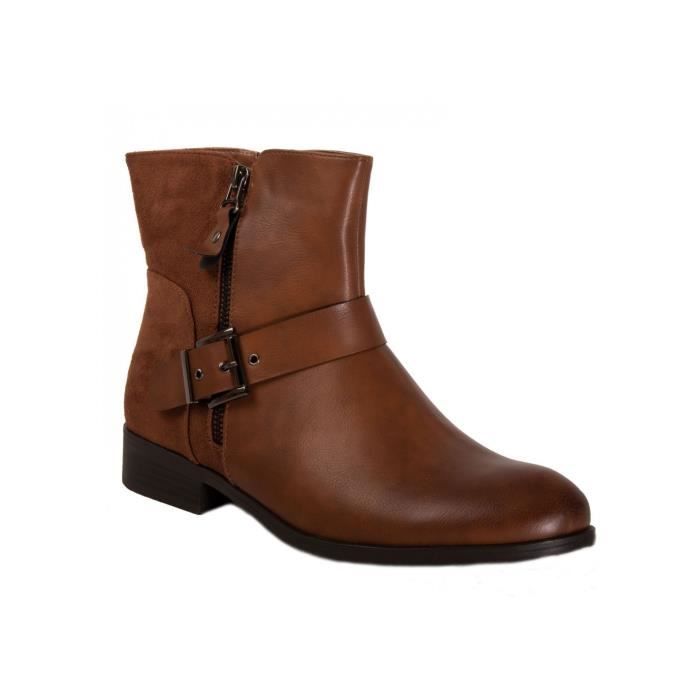 Bottines femme deals talon plat