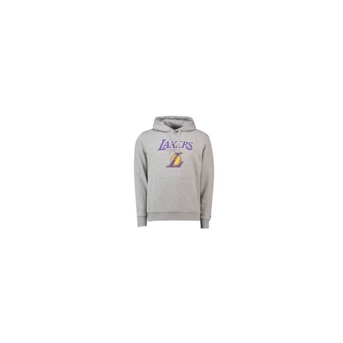 Sweat-shirt New Era Los Angeles Lakers Homme 60416758 T:XL C:GRIS