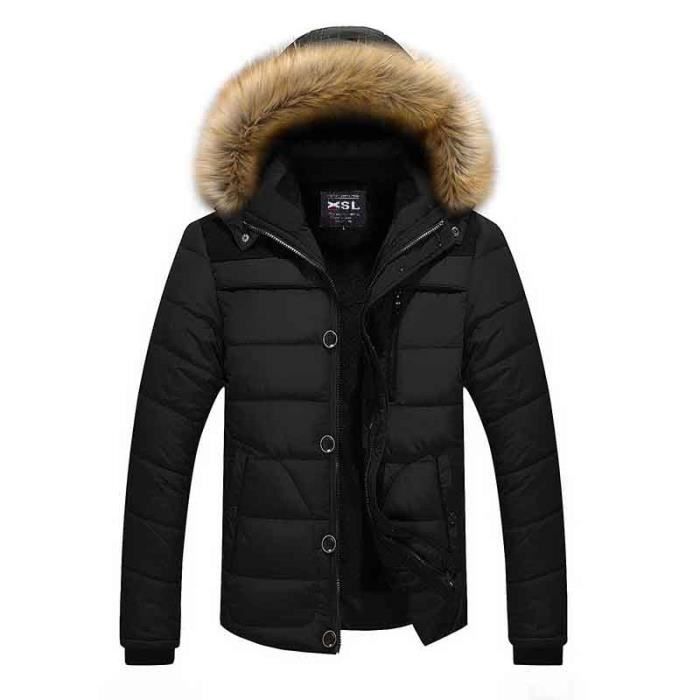 Parka fourrure shop homme luxe