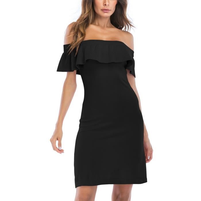 robe courte col bateau