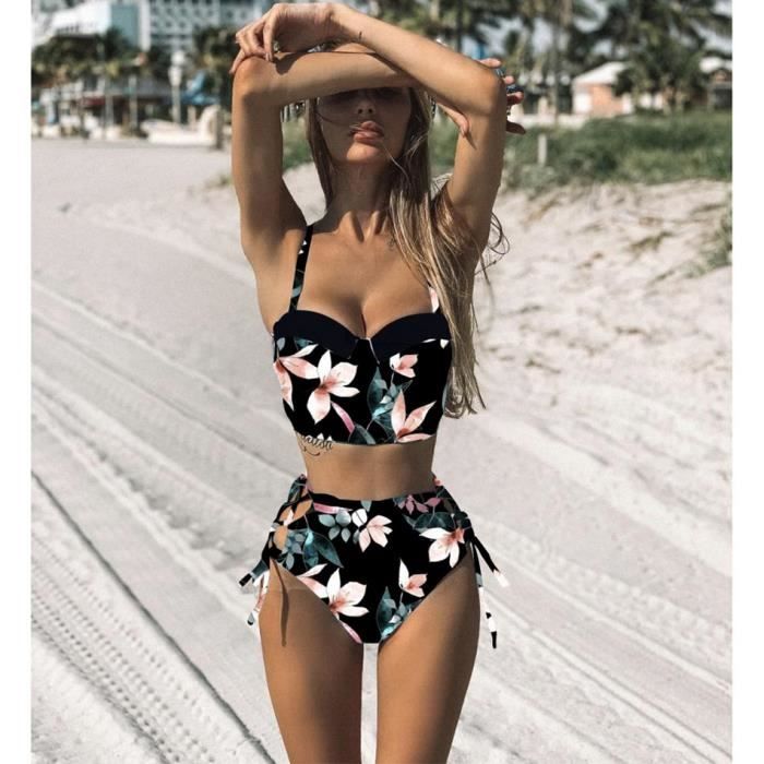 Bikini vintage taille haute clearance
