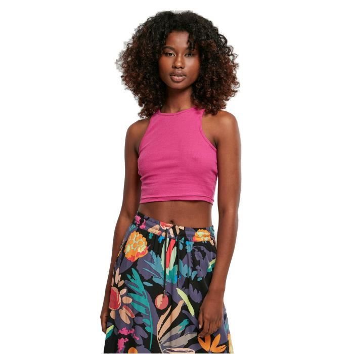 Debardeur court cotele femme Urban Classics rose fuchsia XL Rose fuchsia Cdiscount Pret a Porter