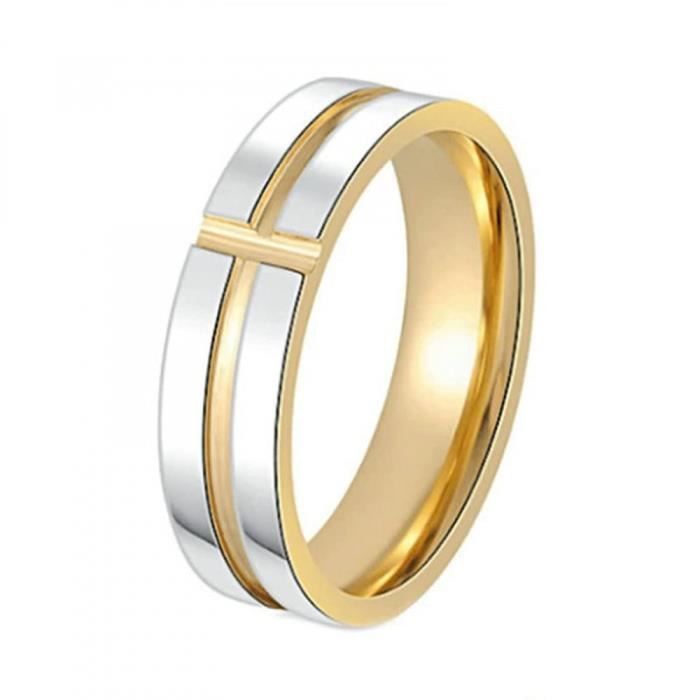 Bague De Fiançailles Femme Plaqué Or Noir - Zircon Carré Ancien, Boîte Cadeau Incluse