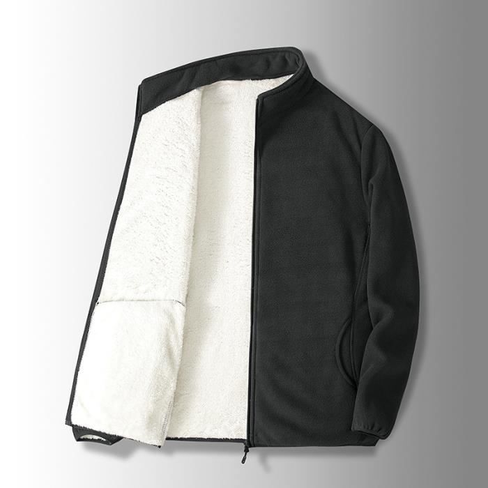 Gris hot sale polaire homme