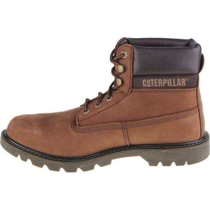 boots caterpillar colorado 2.0 - homme - marron - lacets - confort accru
