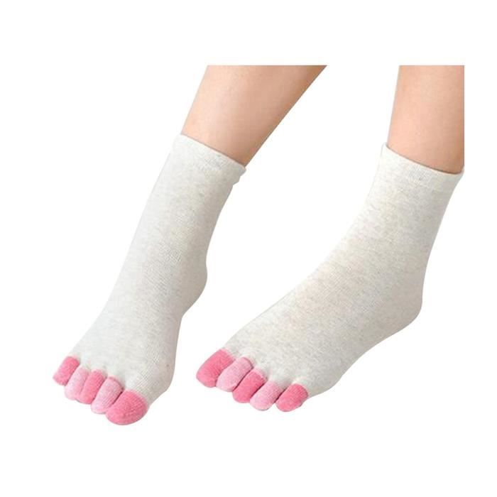 Chaussette Doigts Femme Chaussettes Orteils S par s de Sport en