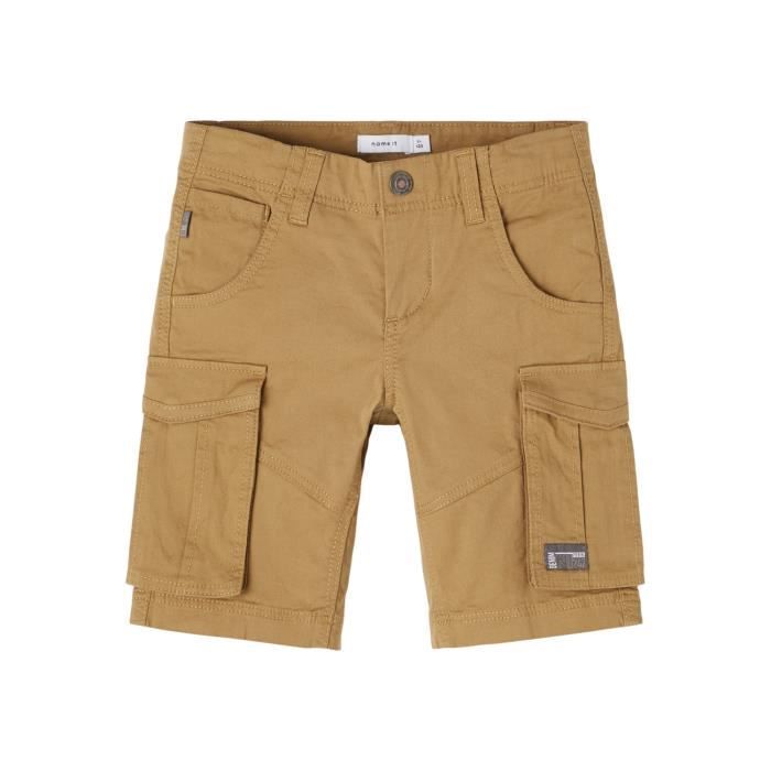 Short Cargo Garçon Gymboree Taille 8 - Taille élastique Réglable, 100% Coton, Gris, Occasion Très Bon état