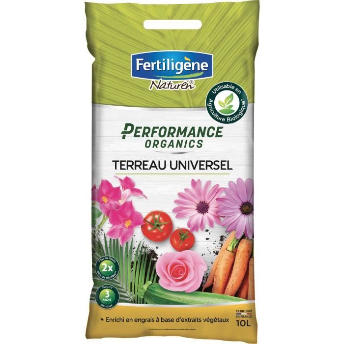 FERTILIGÈNE NATUREN - Performance Organics Terreau universel UAB 10L