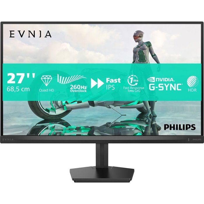 Ecran PC Gamer PHILIPS 27 QHD 260Hz OC 240Hz natif Dalle Fast IPS 05ms 27M2N3500PF00 - vue 1