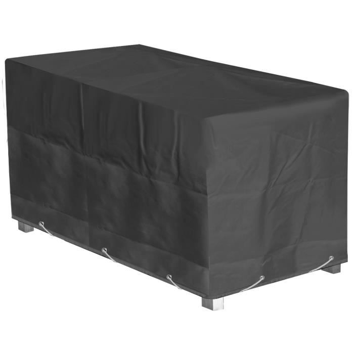 Green Club Housse De Protection Pour Table De Jardin 180x90x65cm Anthracite Achat Vente Housse Meuble Jardin Housse Pour Table De Jardin Cdiscount
