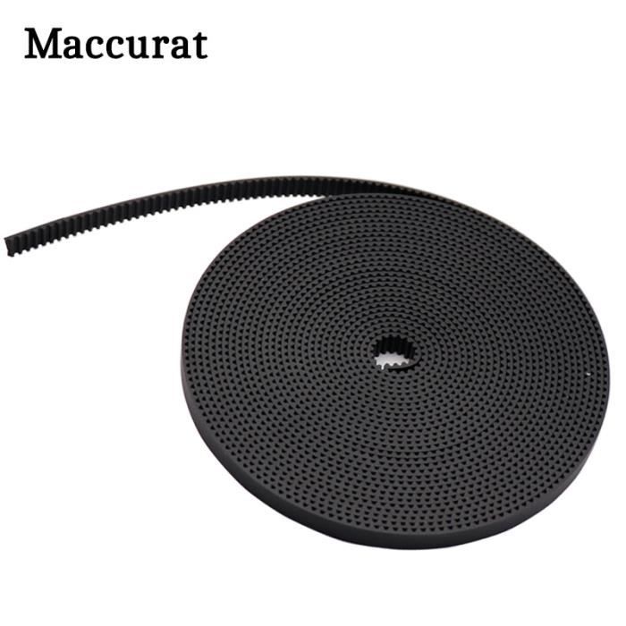 SIENOC Courroie Ouverte GT2 6mm 5m - Courroie Dentée Pour Imprimante 3D Et Transmission Précise