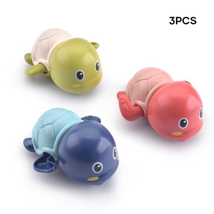 Lot De 3 Tortues Jouets De Bain Pour Enfants Nagent Jusqu A 15 Secondes Exercices De Motricite Et De Force De Prehension Cdiscount Puericulture Eveil Bebe