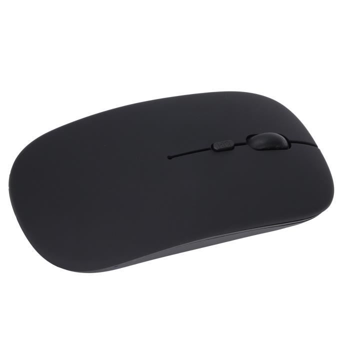 SALALIS souris dordinateur sans fil Souris sans fil muette intelligente ultra-mince Portable informatique clavier Violet Noir