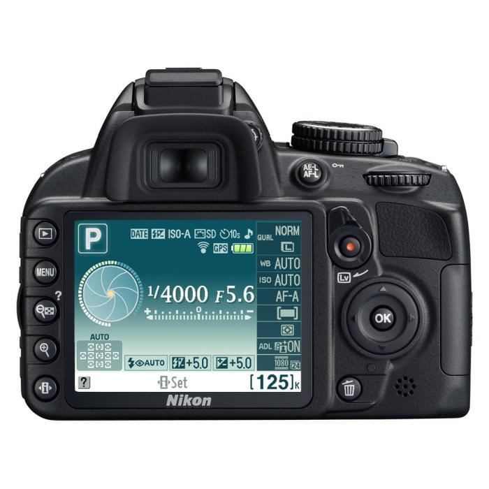 Bruni Protecteur décran pour Nikon D3100 Film Protecteur Cristal Clair Écran Protecteur 2X 