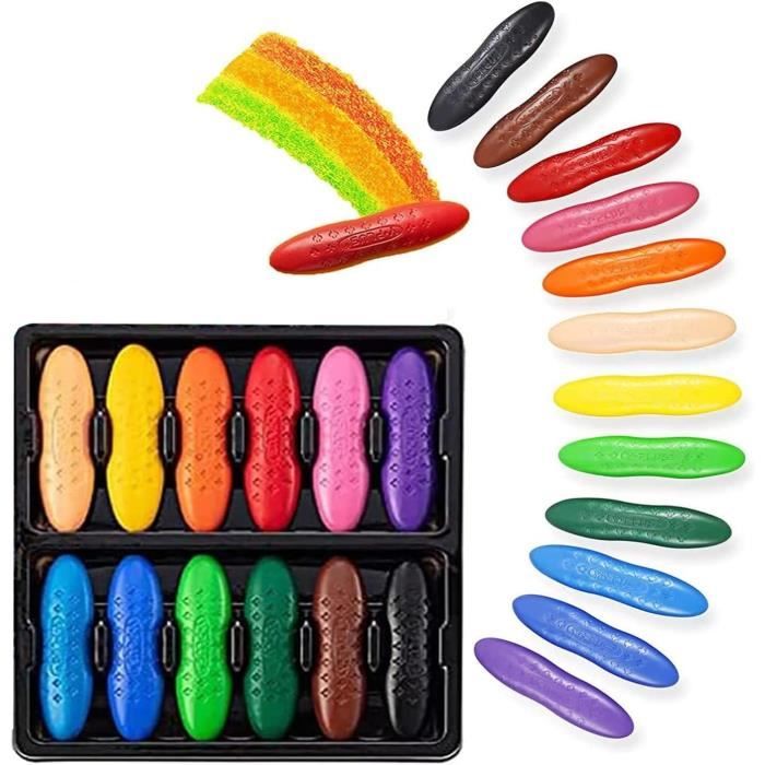 CRAYOLA - Boîte de 24 Maxi Crayons de Cire, Assortiment de Couleurs - Âge Conseillé: à Partir de 1 an, 12 mois