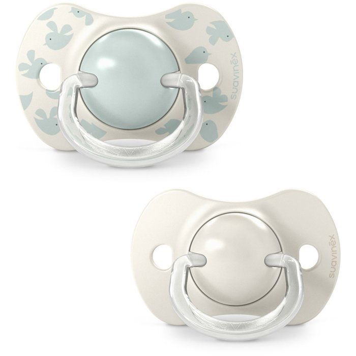 Lot de 2 sucettes symétriques - SUAVINEX - Birdies - SX Pro - 6 à 18 mois - Vert