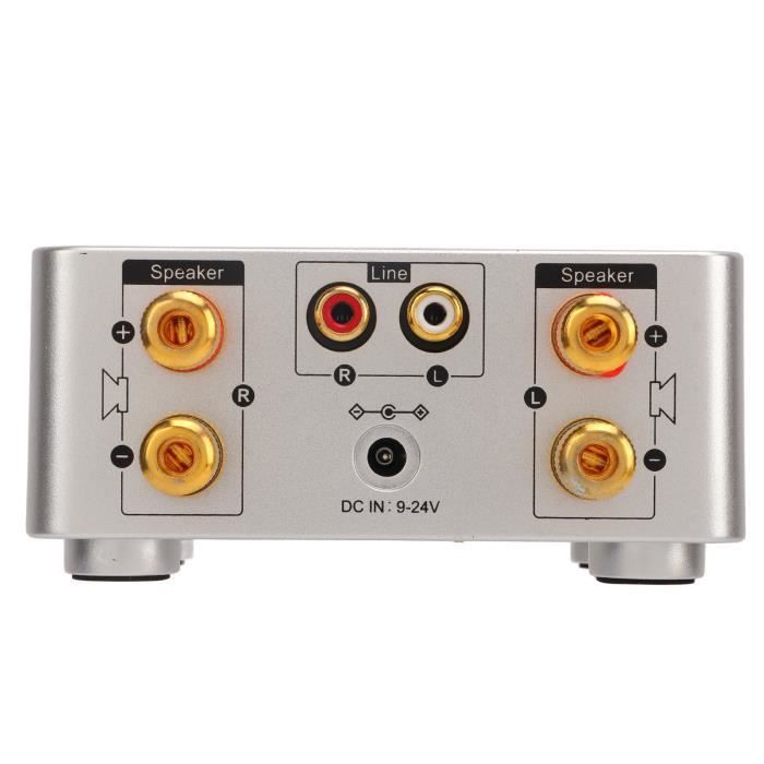 Amplificateur HiFi - TMISHION - Mini Amplificateur 5.0 - Stéréo 2.0 - Aluminium - 68W par canal