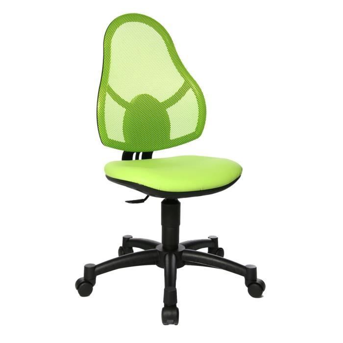 Fauteuil de bureau - TOPSTAR - Open Art Junior - vert - adapté aux enfants - design coloré