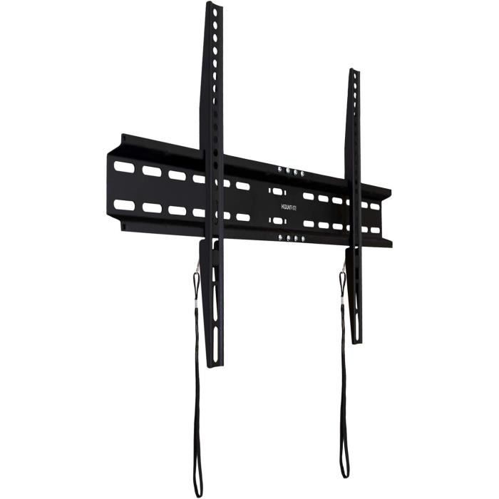 Support Mural TV Ultra-Mince 8mm Pour TV 42-100 Pouces - Fixation Plate Jusqu'à 80kg Avec Aimants