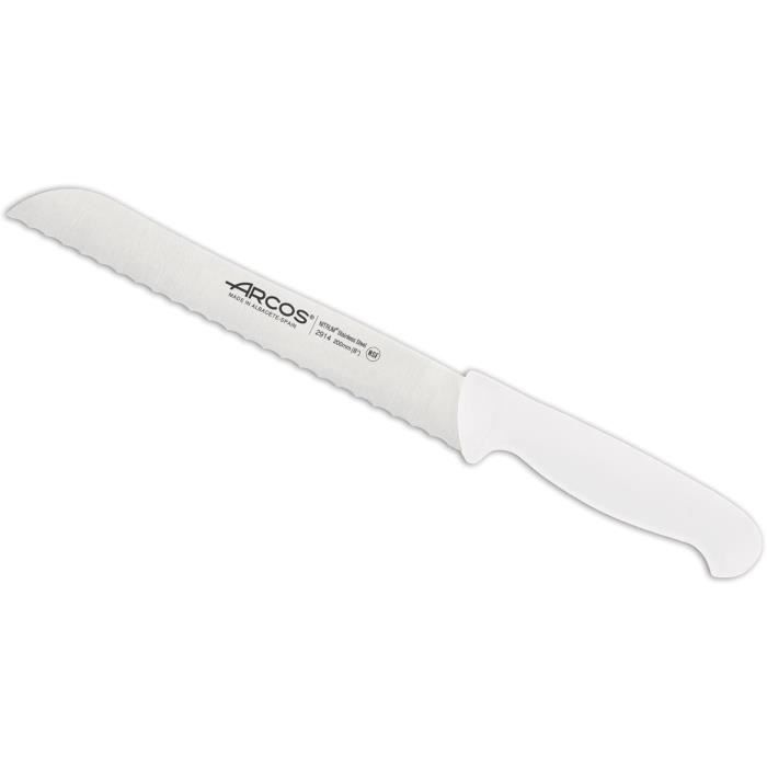 Aiguiseur Couteaux Arcos En Acier Carbone Chromé 250 Mm - Manche Noir Polypropylène - Pour Cuisine Pro