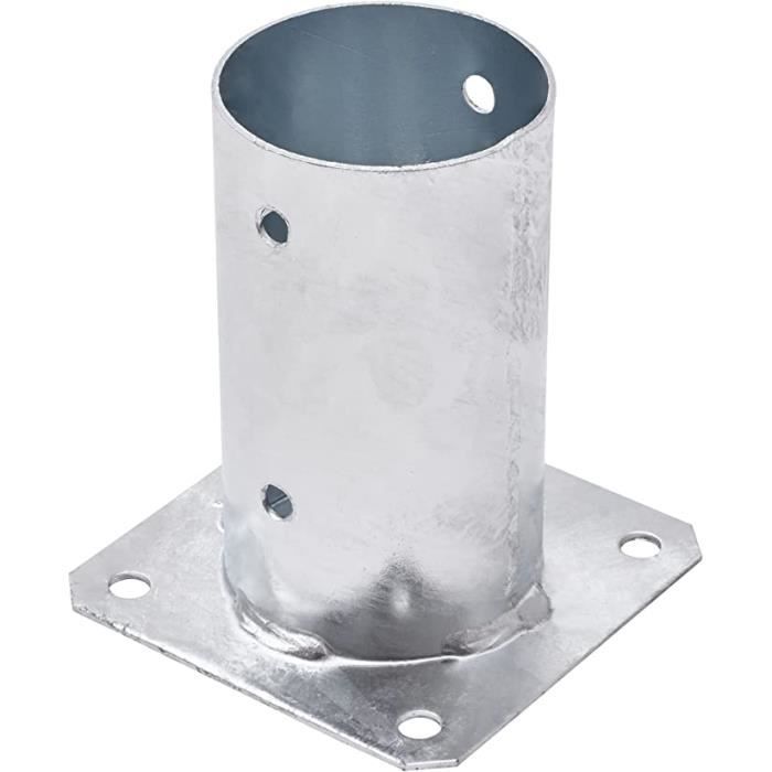 Support galvanise outlet pour poteau