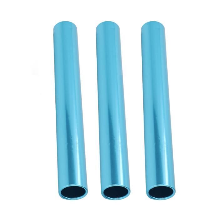 Rodipu - Bâtons De Relais D'athlétisme En Alliage D'aluminium - Lot De 3, Longueur 29 Cm, Couleur Vive, Léger Et Creux