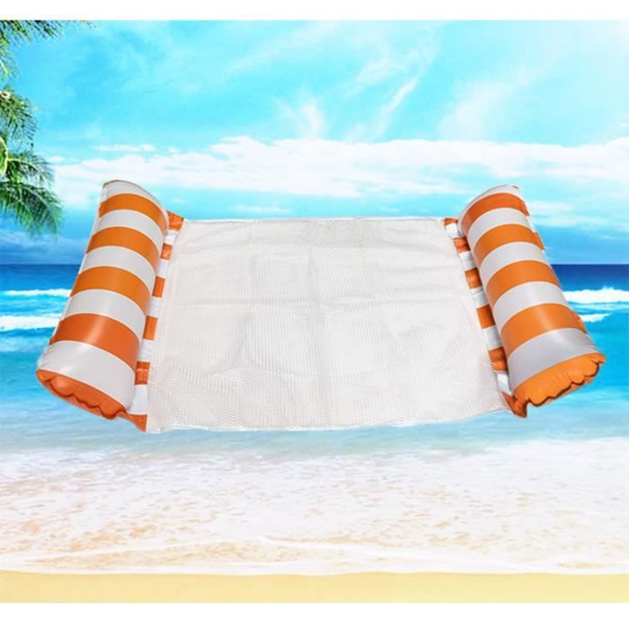 Hamac Gonflable Intex En Maille - 178x94cm, Oreiller Intégré, Pour Détente Piscine Ou Jardin
