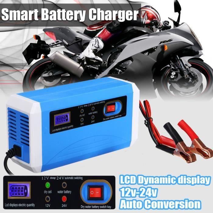 Chargeur De Batterie Intelligent, Chargeur Batterie Mainteneur Et