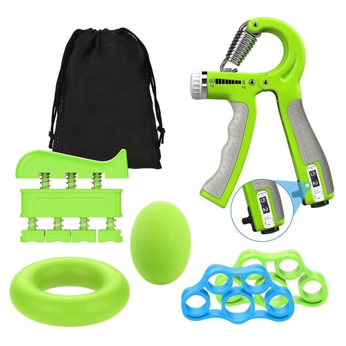 Entraîneur De Force Pour Doigts Et Poignée - Appareil De Musculation En Silicone, Rainures Stimulantes, Portable, Pour Musiciens Et Sportifs
