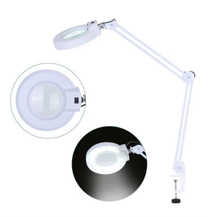 Loupe Avec Lumière LED – Grossissement 3X Et 45X, Portable Sur Piles AA | Pour Lecture, Bijouterie, Travaux De Précision