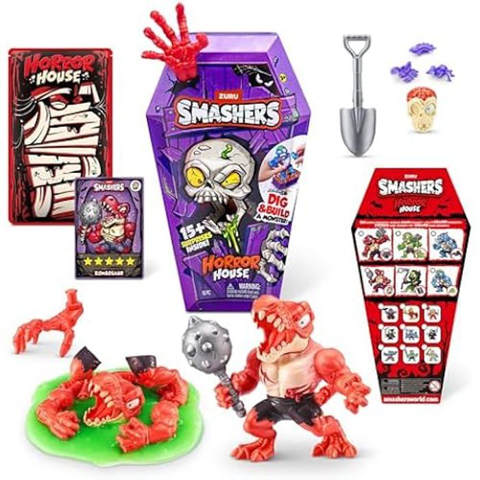 Jeu interactif - ZURU - Zuru Smashers Série 1 - 15+ Surprises - Maison dhorreur - Multicolore