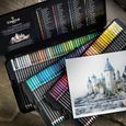Crayons - Supplies Ensemble 120 Couleur Artistes Noyau "soft Series" Superposition Mélange L'-1