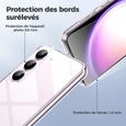 Coque Silicone Transparente + 2 Verres Trempes Pour Samsung Galaxy S23 Plus 5G Little Boutik® Protection Antichoc-1