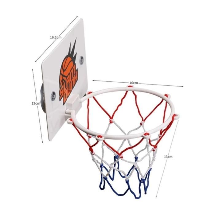 Mini Panier Basket Ball avec Ballon et Pompe - Sport