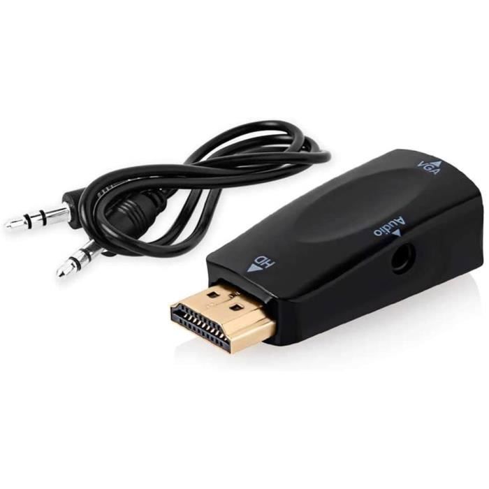 Convertisseur HDMI vers VGA avec audio - Test et Avis