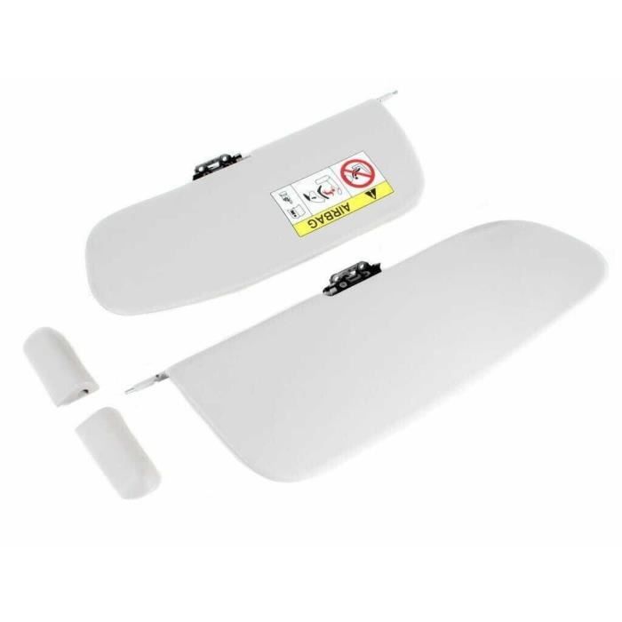 Pare-soleil Avant Gauche Et Droit – Pour Citroën C3 II (2009-2016) 1.0 1.1 1.2 1.4 – Couleur Grise, Référence OE 1613251480