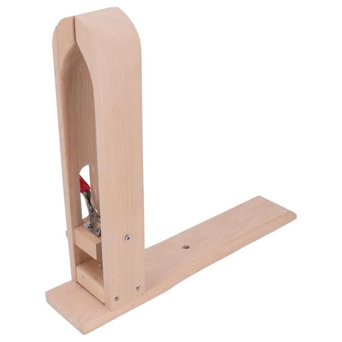 Poney Rotatif Universel En Bois Pour Couture Cuir Main – FASTTOBUY Avec Poignée Réglable Et Accessoires Abrasifs
